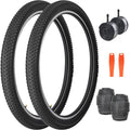 ZUKKA Bike Tire 20/24/26/27.5/29 x 2.125 Bike Tire 2 Pack Mountain Bike Tire Folding Replacement Tire for MTB Mountain Bike, Kids