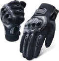Motorcycle Gloves Touch Screen Full Finger Riding Gloves Knuckle Protection for Men and Women for Dirt Riding, Road Racing, Cycling, Climbing Work Outdoor Sports