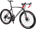 EUROBIKE Road Bike TSM XC550 Bike 21 Speed Dual Disc Brake 54CM 3-Spoke Wheels Bicycle……