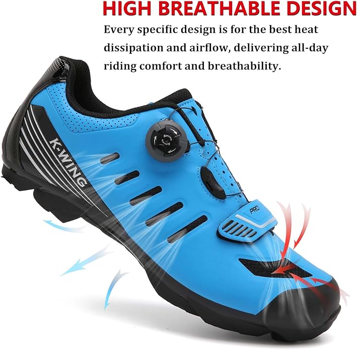 Unisex Cycling Shoes Compatible with pelaton Indoor Road Bike Shoes Mountain Bike Shoes for Men and Women Delta Cleats Clip Outdoor Pedal Bicycle Shoes MTB Shoes for Men
