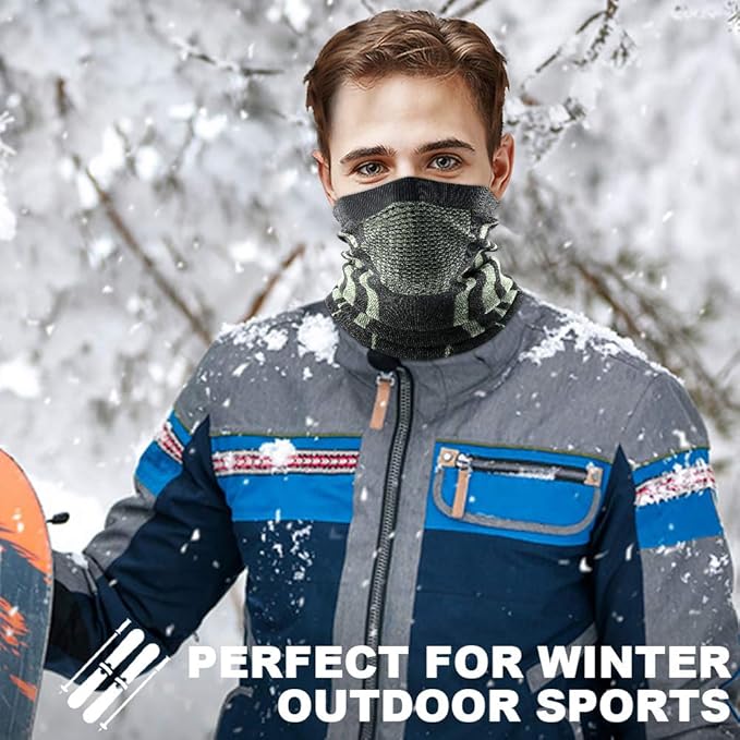 WTACTFUL Winter Neck Warmer Gaiter Windproof Face Mask Balaclava Bandana for Ski Snowboard
