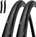 MOHEGIA 700C Road Bike Tire: 700x25C/700x28C Foldable 60 TPI Bicycle Tires Replacement for Cycle Race Road Touring Bike