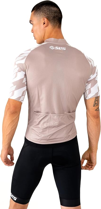 SLS3 Bike Jersey for Men Cycling – Men's Cycling Jersey Short Sleeve – Lightweight Road Bike Shirts