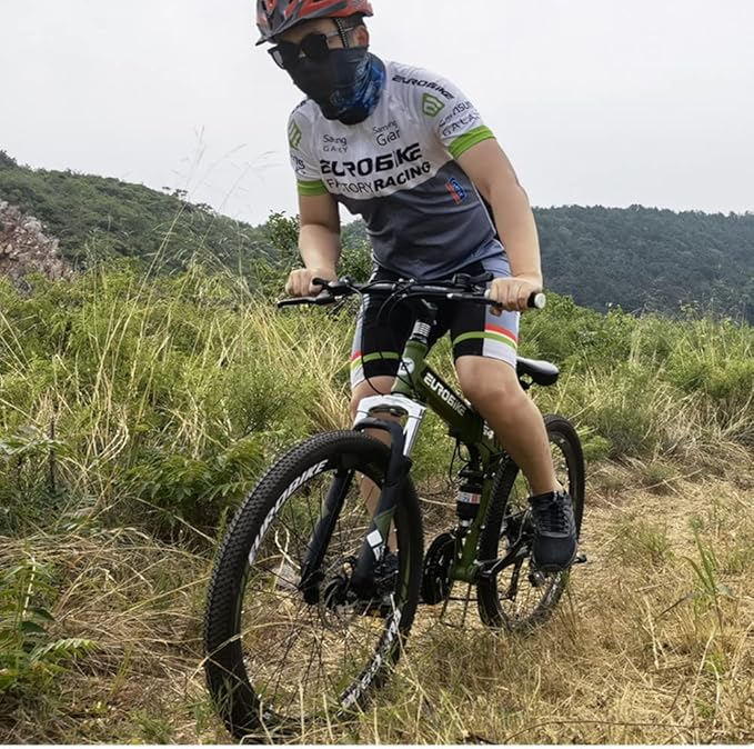 EUROBIKE 26 Inch Mountain Bike Folding Bicycle 21 Speed 3 Colors