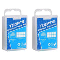 2 Packs Bike Tire Puncture Repair Patch Kit 16 Self Adhesive Patches and 2 Scuffers in Total for Road and Mountain Bicycle Inner Tube Repair Quick Easy Patches