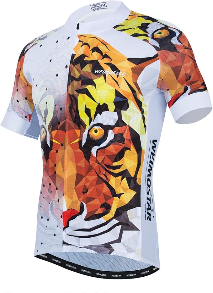 Hotlion Summer Cycling Jersey Men Mountain Bike Jersey Quick Dry Bicycle Shirt Short Sleeve Cycling Clothing