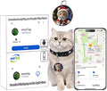 Christmas Cat Tracke Collar-GPS Tracker for Cats-Cat GPS Tracker-Pet Tracker| Android and iOS Universal | No Monthly Fee | Waterproof | Works with Any Collar