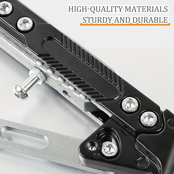 Motorcycle Kickstand for KTM 1050 Adventure/1090 Adventure/1090 Adventure R/1190 Adventure/RC8, Adjustable Universal Aluminum Side Stand for Motorbike Heavy Duty Parking Support Foot