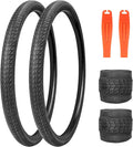 WEEROCK 700C Road Bike Tires 700 X 38C Bicycle Tires Gravel Bicycle Tire with/Without Inner Tubes 48mm Presta Valve, Replace Bike Tyres, Black