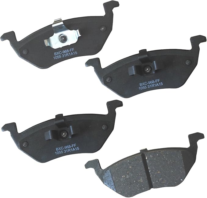 Bendix Premium SBC1055 Ceramic Rear Brake Pads for Ford Escape 2008-2005, Mazda Tribute 2006-2005, Tribute 2008, Mercury Mariner 2008-2005