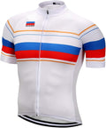 Cycling Jerseys Men Bicycle Short Sleeve Summer Shirt Bike Biking Tops Riding Clothing Flag