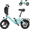 Bodywel Electric Bike for Adults, 14"/16''/20'' Ebike for Commuting, 750W/1500W Peak Motor Electric Bicycles, Foldable EBikes for Adults and Teens