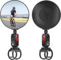 Bike Rear-view Mirror Fit for Round Handlebar Electric Bicycles Street Bikes, Adjustable Wide-Angle Vision Rearview Bicycle Mirrors Original Accessories 2-Pack