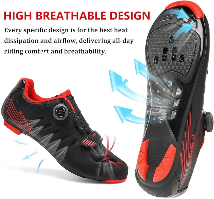 Unisex Cycling Shoes Compatible with pelaton Indoor Road Bike Shoes Mountain Bike Shoes for Men and Women Delta Cleats Clip Outdoor Pedal Bicycle Shoes MTB Shoes for Men