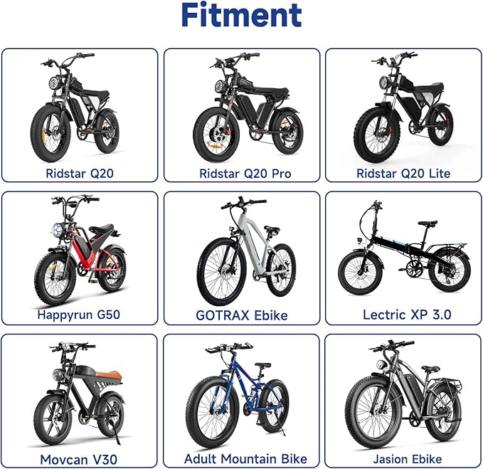 Universal Ebike Kickstand Compatible with Ridstar Q20 Pro Lite H20 H26 Pro Super 73 S2 RX Electric Bike, Adjustable Kick Stand for 20-29 Inch Adult Mountain Bike Fat Tire Folding E-Bike Parts