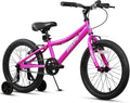 AVASTA Bilbo 18 20 24 Inch Kids Bike for Boys Girls 5-14 Years Old, Retro Style High Carbon Steel Bicycle with Adjustable Handlebars and Seat, Dual V-Brakes, Kickstand, Multiple Colors