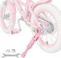 ZUKKA Bike Kickstand 16 Inch for Kids Bike Adjustable Aluminum Alloy Kickstand for Bicycles with Anti-Slip Pad for Kids Bike Universal Fit for Mountain Road Bikes