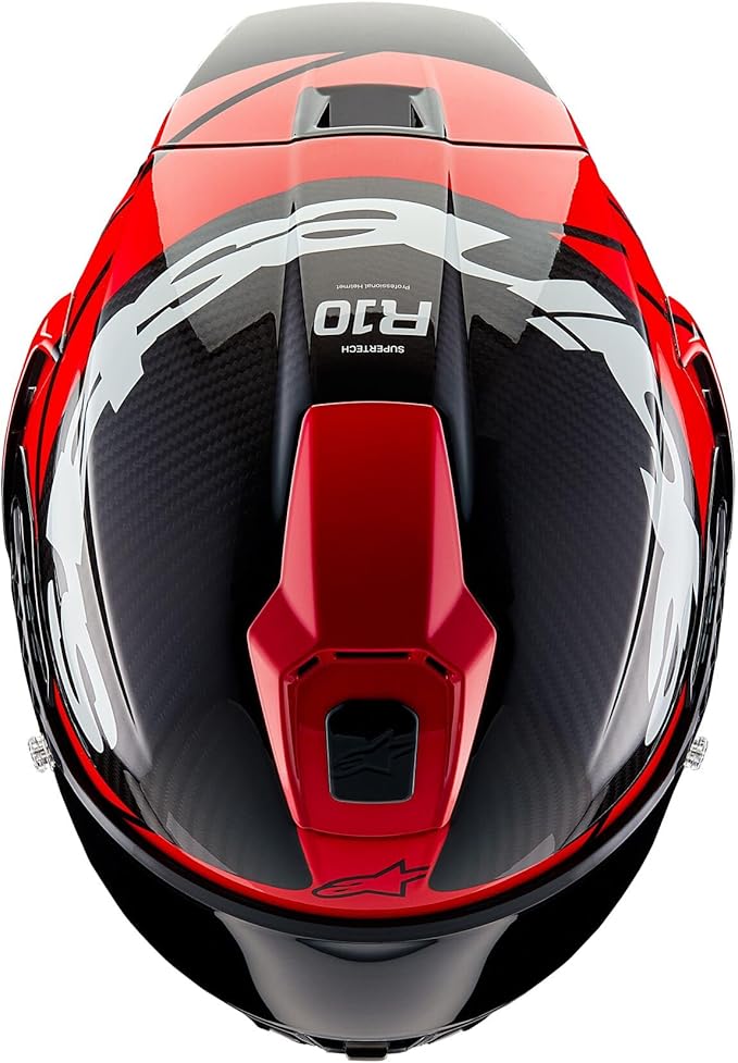 Alpinestars Supertech R10 Element Helmet, Carbon Fiber, Aerodynamic Full-Face Design, Ventilation & Safety, DOT & ECE Certified for Street & Track Riders