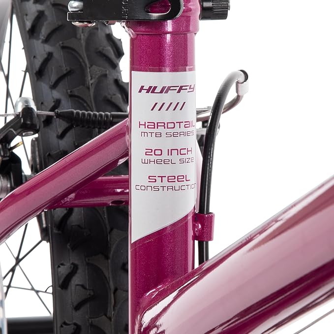 Huffy Stone Mountain Bike for Men and Women, 20”/24”/26”, 6-Speed (20”) or 21-Speed, Front or Dual Suspension (Varies), Multiple Colors, Adjustable Saddle, Shimano Equipped, All-Terrain Tires