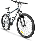 Betterland 26 Inch Mountain Bike, 7-Speed Adult Bike with Dual V Brakes, Outdoor Cycling Bike with High Carbon Steel Frame and Front Suspension, Adjustable Ergonomic Seat for Bicycle