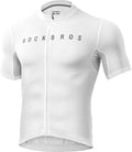 ROCKBROS Men's Cycling Jersey Short Sleeve Bike Jersey Breathable, Moisture Wicking, Quick Dry Bike Shirt