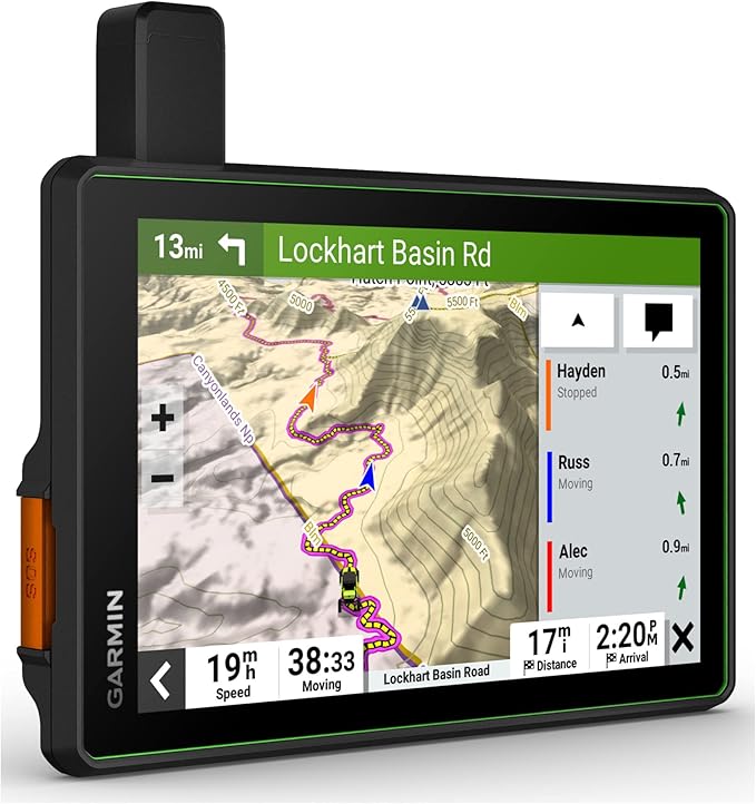 Garmin Tread SxS, GPS Navigator, Ulltrabright Display, Preloaded Topography,Group Ride Radio, inReach Technology