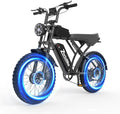 Retro Electric Bike for Adults,48V 20AH-1500/3000W Peak Motor Electric Bicycle-Max Speed 31-35MPH-Max 80 MI Range-20" x 4.0" Fat Tire Ebike,7-Speed, Dual Shock Absorber - UL 2849