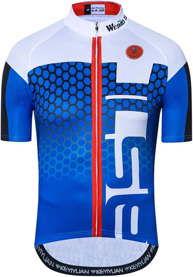 JPOJPO USA Cycling Jersey Men Road Bike Shirt Summer Biking Tops Short Sleeve Bicycle Clothes Cycle Wear Breathable