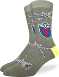 Good Luck Sock Novelty Crew Socks for Adults - For Men, Women and Teens