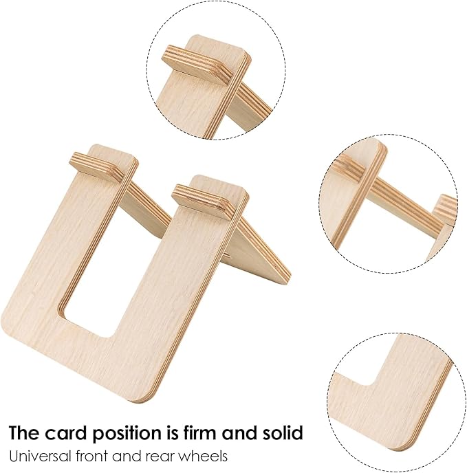 SHIDOW Wooden Bike Stand - Indoor Display for 10-12 inch Children's Bicycles