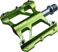 Youth MTB Mountain Bike Colored Pedals, Small Road Bike Pedals Womens MTB Flat Pedal, Kids BMX Pedals for Children's bicyle and Kid's Bike 9/16, CNC Aluminum Pedal w Cr-Mo Axel, 2Bearings,10Pins