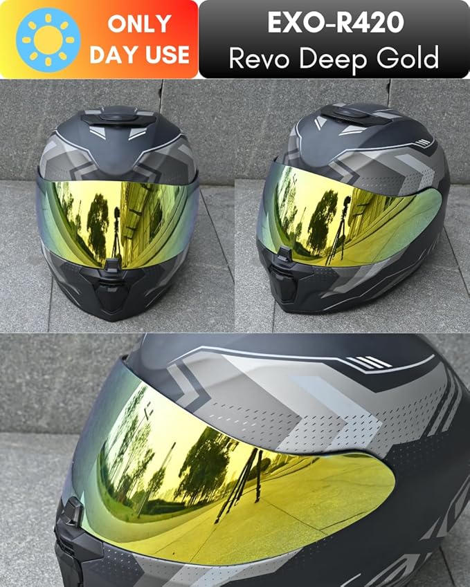 Replacement Motorcycle Helmet Visor Shield for R420 Visor Wearproof Windproof Sun Protection Helmet Accessories