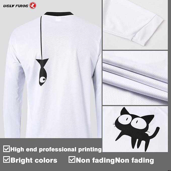 UGLY FROG Bike Wear Long Sleeve Men's Classic Fashion Cycling Downhill Jersey Sportswear Clothing