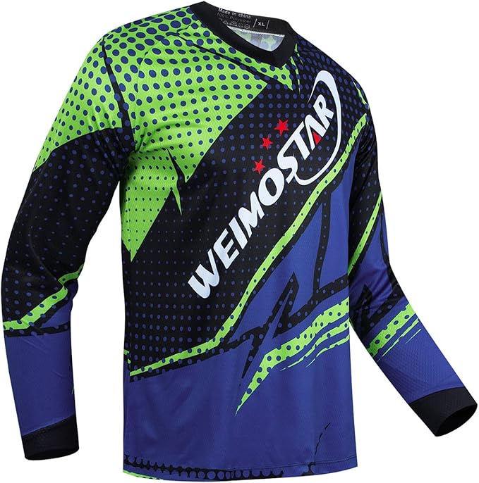 Cycling Jersey Long Sleeve Men's Mountain Bike Motocross Jersey Long Sleeve MTB T-Shirt