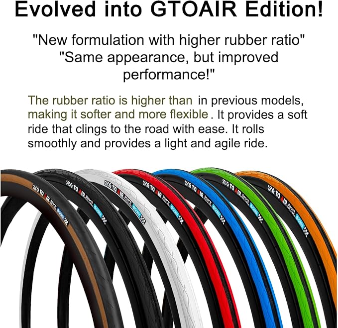 GORIX Road Bike Tire 700×23C 25c 28C 32c 35c Cycling Bicycle (Gtoair)