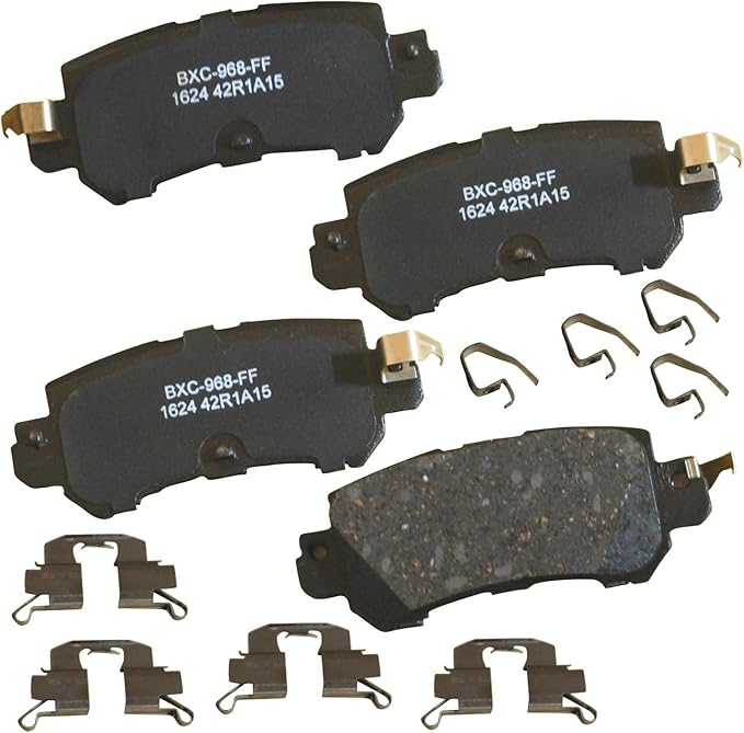 Bendix Premium SBC1624 Ceramic Rear Brake Pads for Mazda CX-3 2018-2016, CX-5 2015-2013
