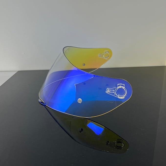 Helmet Visor Replacement,Motorcycle Helmet Face Shield for ILM 902,902L,902BT (Revo Clear Blue-Day&Night Use)