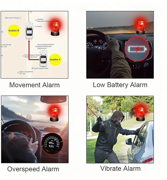 4G GPS Car GPS Tracker for Vehicles Real-time Locator GPS/GSM/GPRS/SMS Tracking Cars Antitheft with Mobile APPs