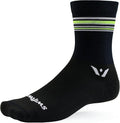 Swiftwick - ASPIRE Mid-Crew Cycling Socks, Maximum Breathability, Moisture Wicking