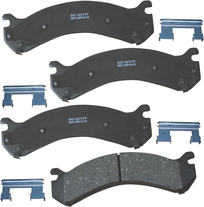Bendix Premium SBC909 Ceramic Rear Brake Pads for Select Models Chevrolet Silverado 2500, 3500, 3500 Classic, HD, GMC Sierra HD