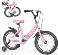 Outroad Kids Bike for Boys Girls Age 3-9 Years Old, 14 16 18 Inch Kid's Bike with Training Wheels, Children Bicycles for Toddler, Blue and Red