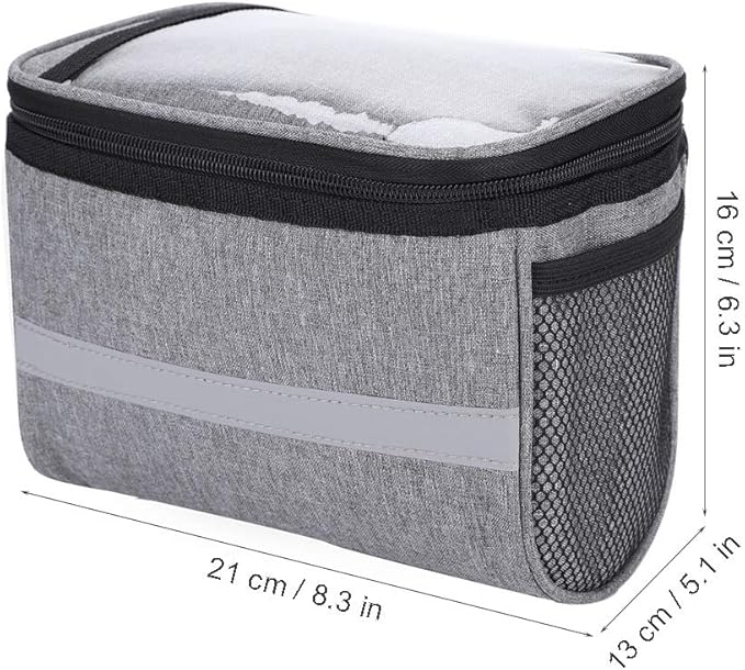 HEITIGN 2 in 1 Seat Bag Cycling Bag Cycle Factor Bike Handlebar Bag Waterproof Bike Saddlebag Aerodynamic Pouch with TPU for Mountain, Beach or Road Bikes
