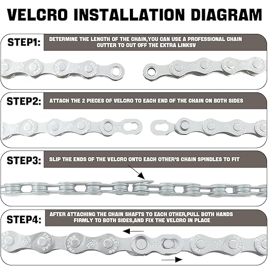 6/7/8/9/10/11/12 Speed Bike Chain – High-Strength, Durable & Smooth-Shifting for Road/Mountain Bikes (6/7/8-Speed)