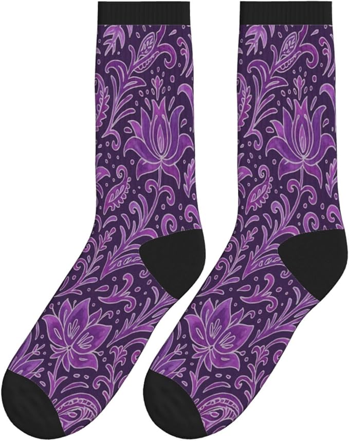 Crew Athletic Socks Funny Crazy Casual Sports Novelty Dress Socks for Women Men Running Hiking
