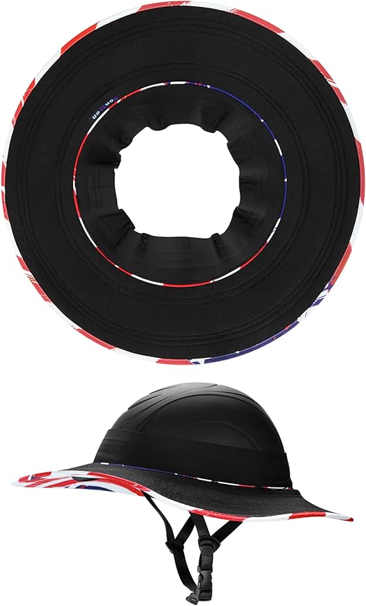 Tontron Horsriding Helmet Visor |Hard Hat Sunshade with Detachable Neck Flap