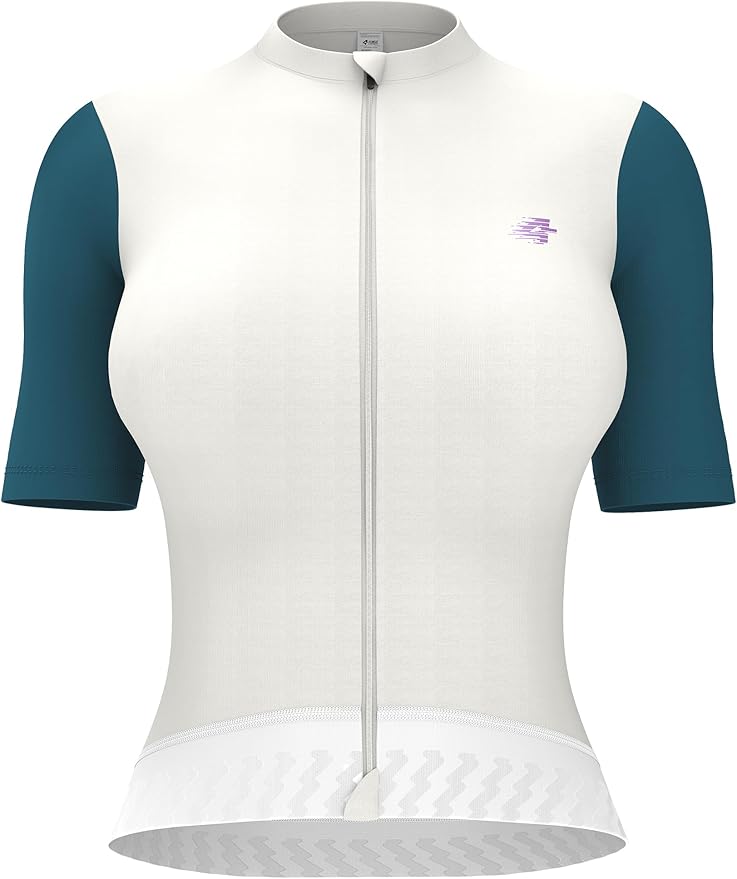 LAMEDA Cycling Jersey Women, Breathable Bike Shirts for Women Biking Tops with Pockets, Bicycle Clothing for Road Riding