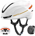 Favoto Smart Bike Helmet with Light – Dual Shell CPSC Certified Ebike Helmet with Turn Signals for Road Cycling City Commuting