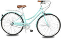 Tracer Osaka Hybrid Bikes, Steel Frame, Shimano Nexus Inter 3/7 Speed, Brown Seat Brown Grips, Road Bike, City Bike, Multiple Colors