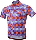 MOXILYN Men's Cycling Jersey Full Zip Riding Clothing Mountain Bike Tops Quick Dry - Bike Shirts