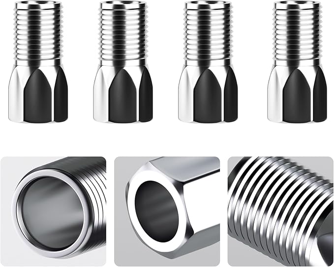 4pcs Bike Brake Hose Bolt Connecting Insert Kit for Shimano BH59, Brake Hose Bolt Replacement, Hydraulic Disc Brake Service Kit